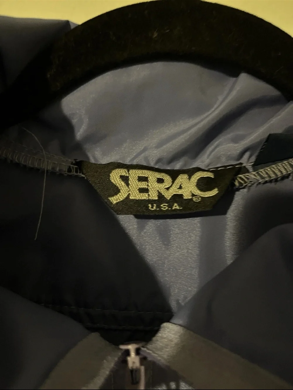 Men's Lightweight Vintage Serac Purple Pullover Jacket